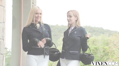 Bratty Blonde College Girls Polly Yangs And Era Queen Share A Cock In Naughty Threesome