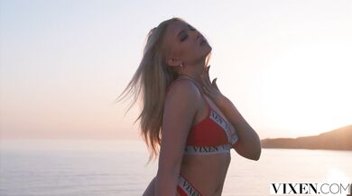 Cute Blonde Babe Nikoletta Queen Has Intense Orgasm On Alberto's Cock