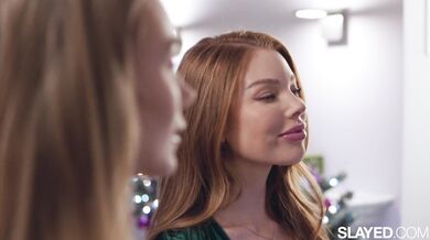 Flawless Beauty Nancy Ace Devours Gorgeous Redhead Mel Rose's Pussy