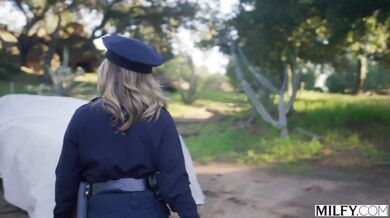 Hot Officer teaches bad boy a lesson