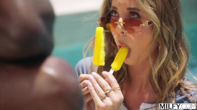 Hot Blonde MILF Millie Morgan Gets Tag Teamed By Two Monster BBCs