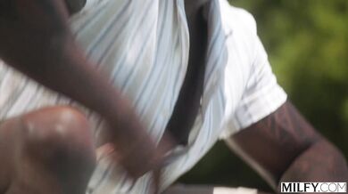 Hot Blonde MILF Millie Morgan Gets Tag Teamed By Two Monster BBCs