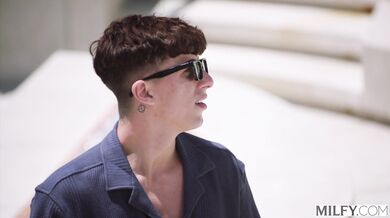 Busty Blonde MILF Laura Bentley Can't Resist Pool Boy's Thick Cock