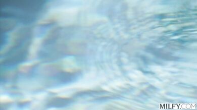 Busty Blonde MILF Laura Bentley Can't Resist Pool Boy's Thick Cock