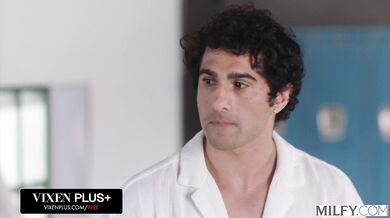 Sexy French MILF Anissa Kate Drains Stud's Cock At The Spa