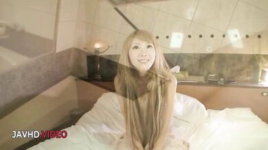 Saki Oshiro's Hairy Pussy Gets Hardcore Action After Blowjob In Bathroom POV