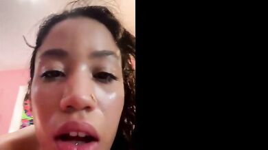 Horny brunette takes hard BBC pounding and gets loads of cum