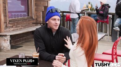 Anal Obsessed Beauty Eve Sweet Seduces Clemence Audiard And Her Boyfriend At The Chalet