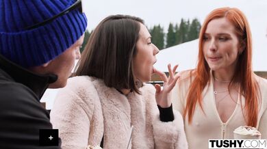 Anal Obsessed Beauty Eve Sweet Seduces Clemence Audiard And Her Boyfriend At The Chalet