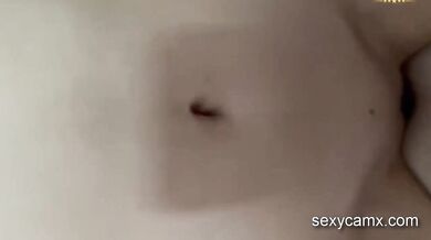 Cute Russian teen gets facial after blowjob and hard pounding