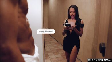 Cock-Loving Cutie Nina White Gets A BBC Surprise For Her Birthday