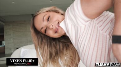 Sexy Busty Blonde Katalina Kyle Goes Crazy For Hard Anal