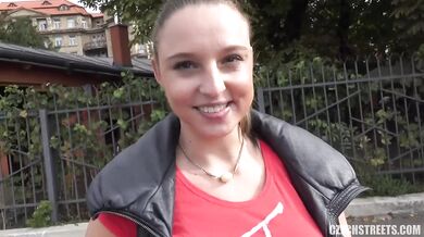 Pregnant woman abandoned by her boyfriend fucked in public