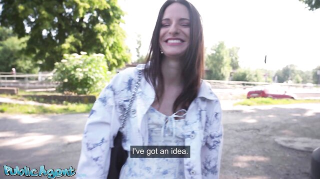 Beautiful day for sex outdoors with Czech babe Liliana Lily