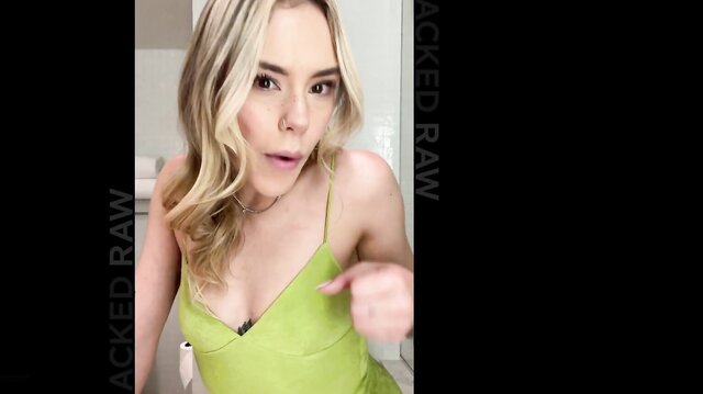 Pretty Little Blonde Dylan Moore Gets Her Pussy Worked-Out By Two Huge BBCs