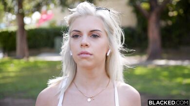 Blonde Babe Can't Resist BBC