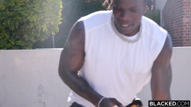 Blonde Babe Can't Resist BBC