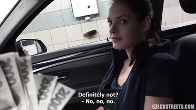 Skinny Petite Czech Girl In Public POV With BWC