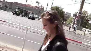 Czech Girl Cheating With Stranger For Money