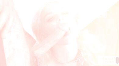 The blonde sex addict Emma Rosie gets down and dirty with a big cock